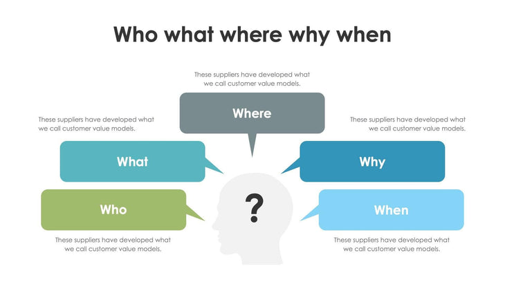 Who what where why when Slide Infographic Template S06242301 – Infografolio