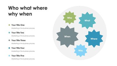 Who What Where Why When Slides | Infografolio