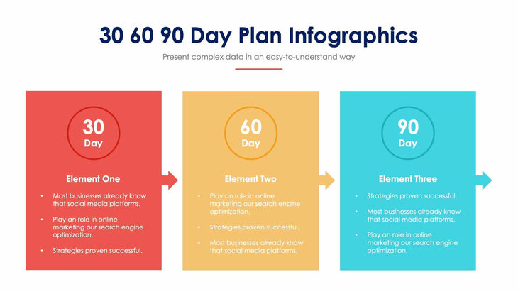 30 60 90 Day Plan Slide Infographic Template S12052101 – Infografolio