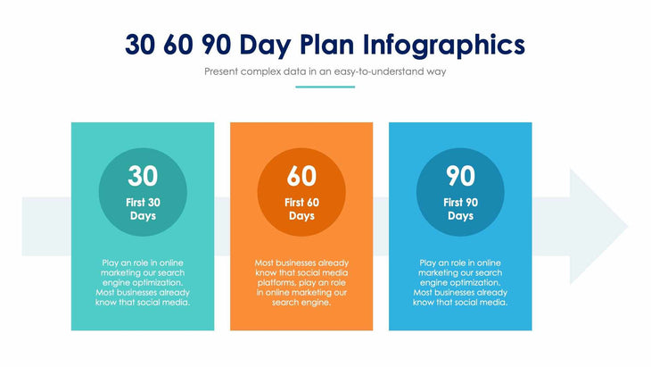 30 60 90 Day Plan Slide Infographic Template S12052113 – Infografolio