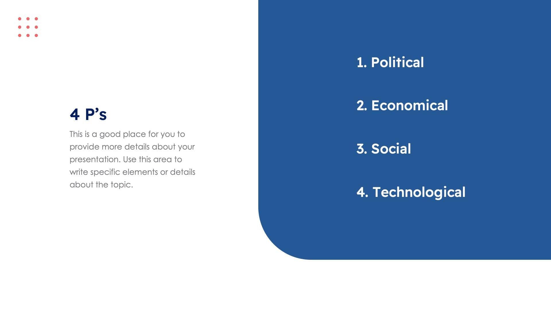 4 Ps Analysis Slide Template S10182201 | Infografolio