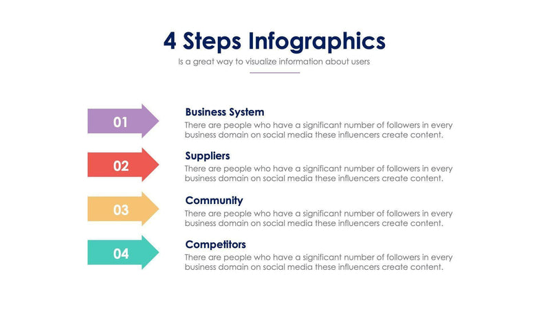 4 Steps Slides – Infografolio