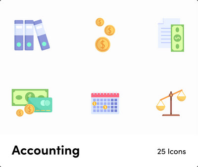 Accounting-Flat-Vector-Icons Icons Accounting Flat Vector Icons S04142202 powerpoint-template keynote-template google-slides-template infographic-template