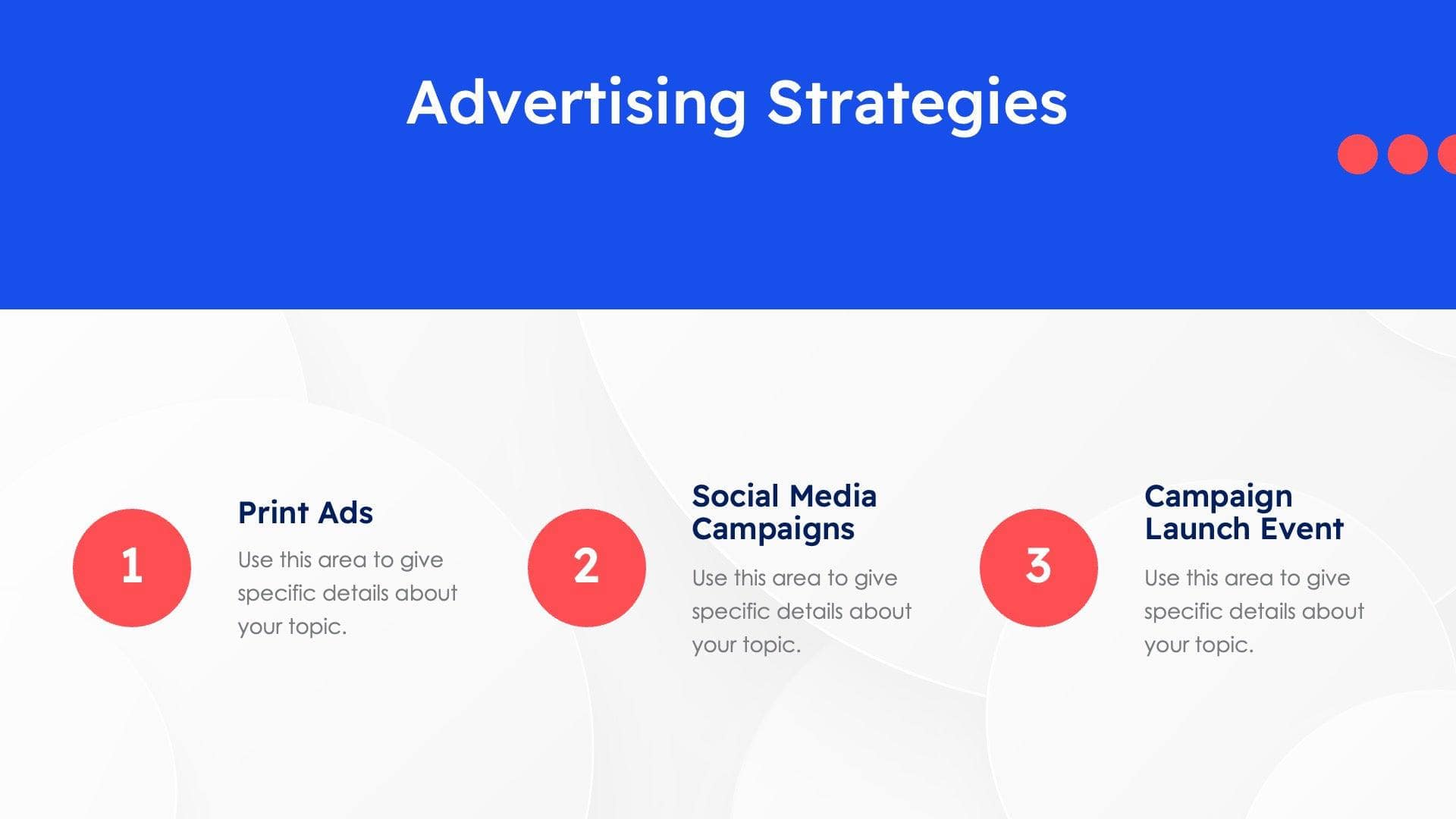 Advertising Strategies Slide Template S12022201 | Infografolio