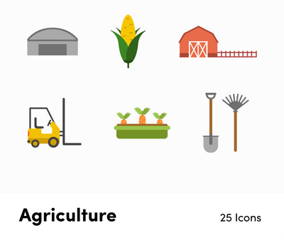 Agriculture Flat Vector Icons S11262101-Icons-Agriculture-Flat-Vector-Icons-Powerpoint-Keynote-Google-Slides-Adobe-Illustrator-Infografolio