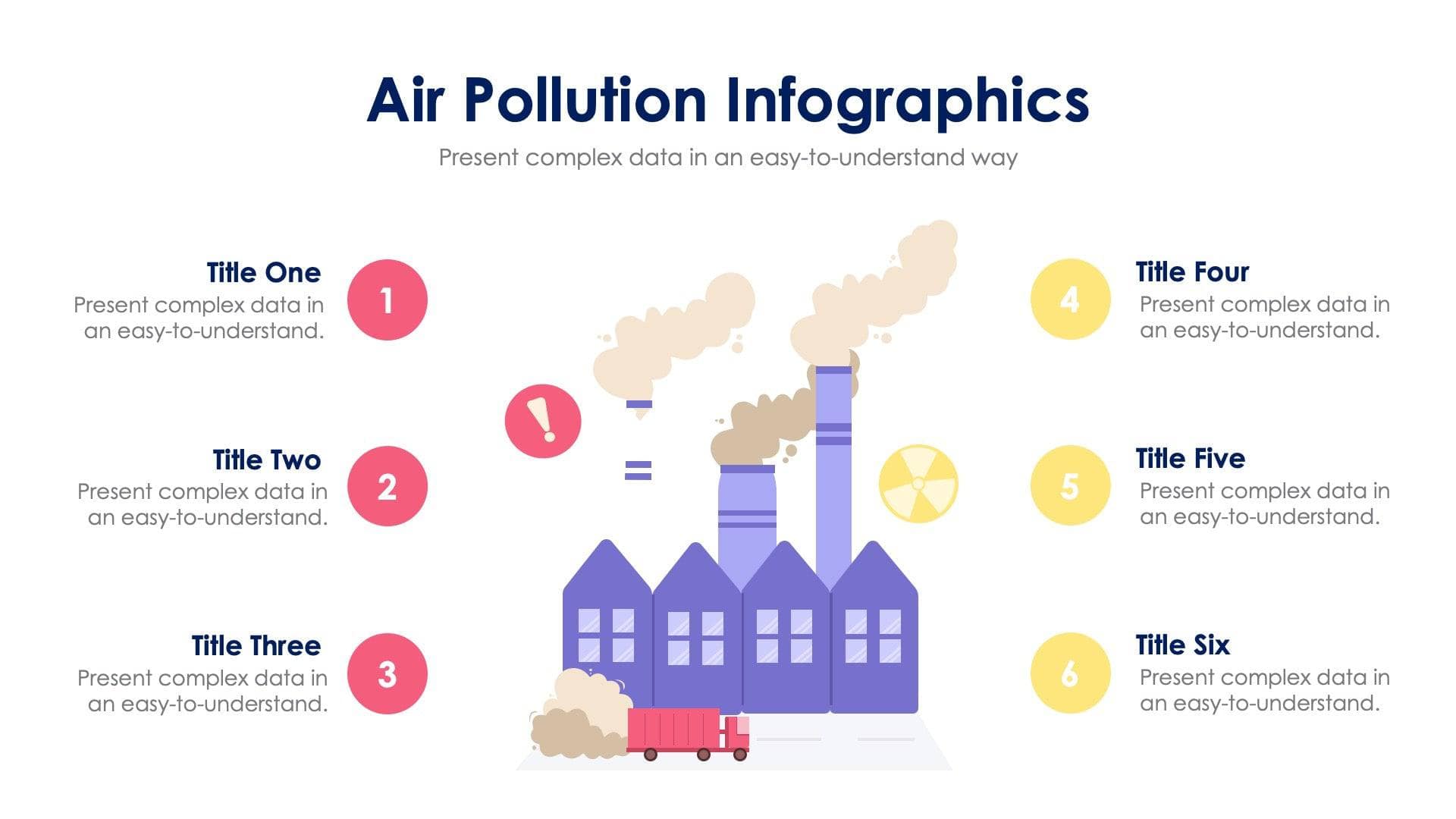 Air Pollution Slide Infographic Template S07052204 | Infografolio