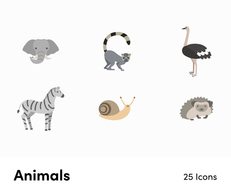 Animals Icons | Infografolio