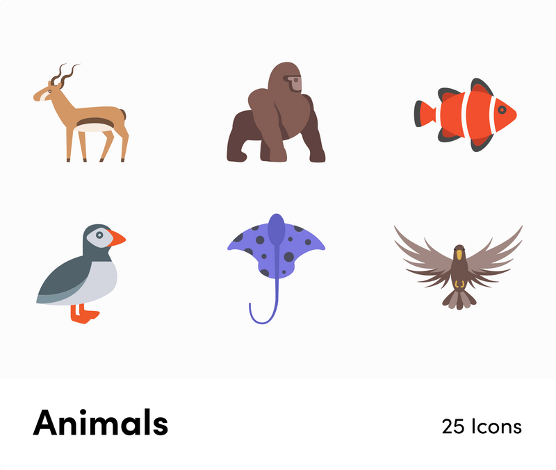Animals Icons | Infografolio