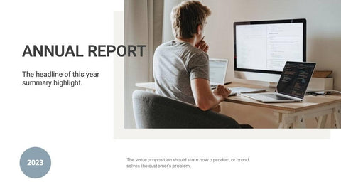 Annual-Report-Deck Slides Beau Blue Bone Minimal and Clean Presentation Annual Report Template S04182301 powerpoint-template keynote-template google-slides-template infographic-template