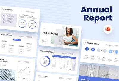 Annual-Report-Deck Slides Han Blue Gray Professional and Clean Presentation Annual Report Template S04182301 powerpoint-template keynote-template google-slides-template infographic-template