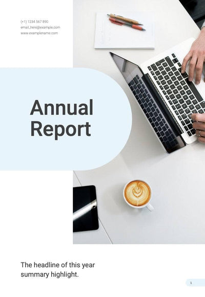 Annual-Report-Documents Documents Blue Light and Dark Gray Minimalist Annual Report PowerPoint Template powerpoint-template keynote-template google-slides-template infographic-template