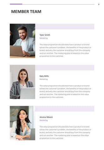 Annual-Report-Documents Documents Lavender Light Minimalist Annual Report PowerPoint Template powerpoint-template keynote-template google-slides-template infographic-template
