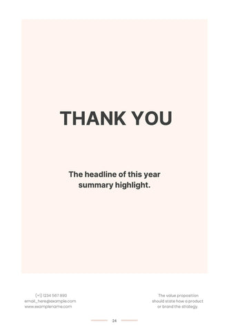 Annual-Report-Documents Documents Light Pink Minimalist Annual Report PowerPoint Template powerpoint-template keynote-template google-slides-template infographic-template