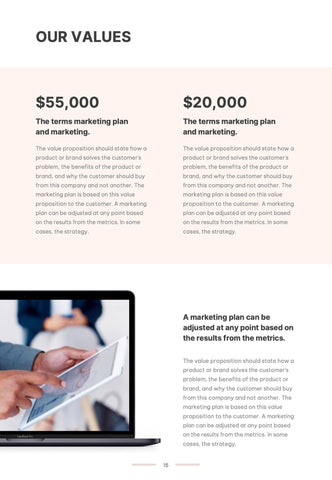 Annual-Report-Documents Documents Light Pink Minimalist Annual Report PowerPoint Template powerpoint-template keynote-template google-slides-template infographic-template