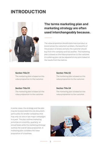 Annual-Report-Documents Documents Light Pink Minimalist Annual Report PowerPoint Template powerpoint-template keynote-template google-slides-template infographic-template