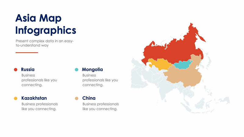 Asia Map Slides | Infografolio