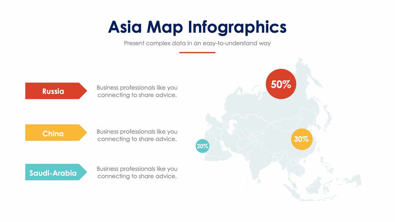 Asia Map Slides | Infografolio