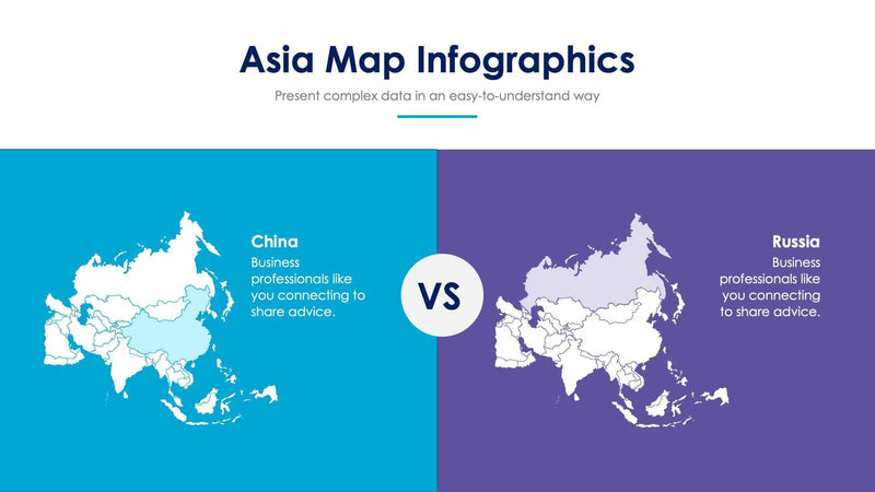 Asia Map Slides | Infografolio