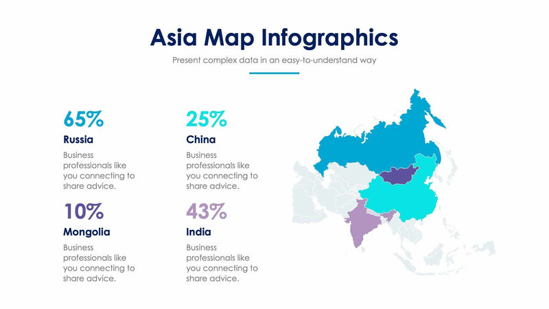 Asia Map Slides | Infografolio