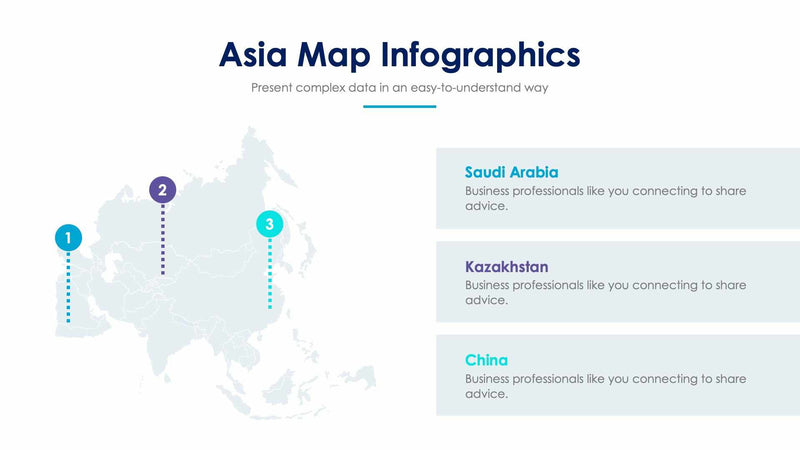 Asia Map Slides | Infografolio
