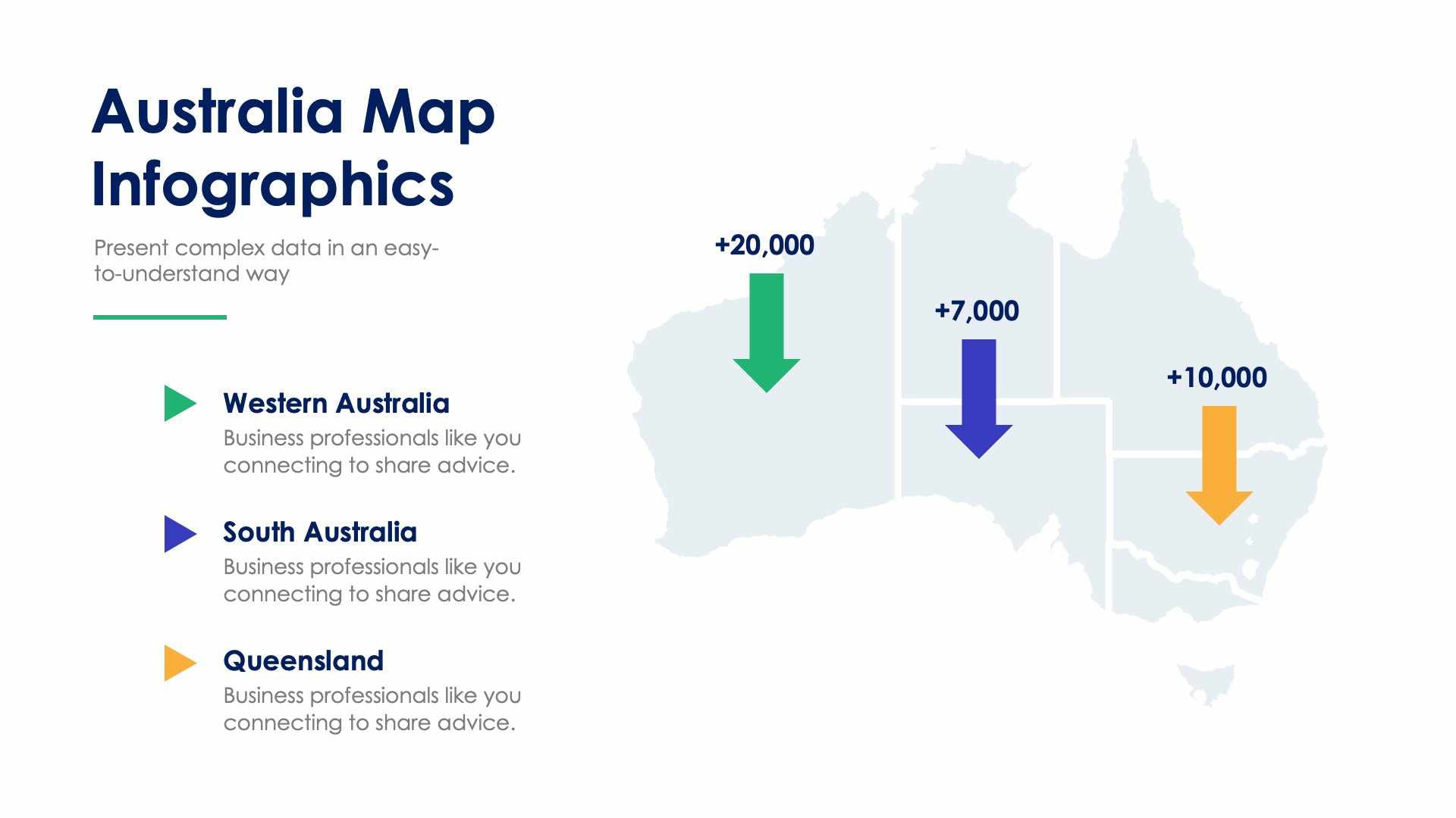 Australia Map Slide Infographic Template S12022108 | Infografolio