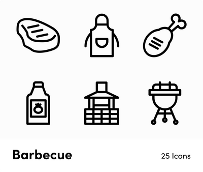 Barbecue-Outline-Vector-Icons Icons Barbecue Outline Vector Icons S12172101 powerpoint-template keynote-template google-slides-template infographic-template