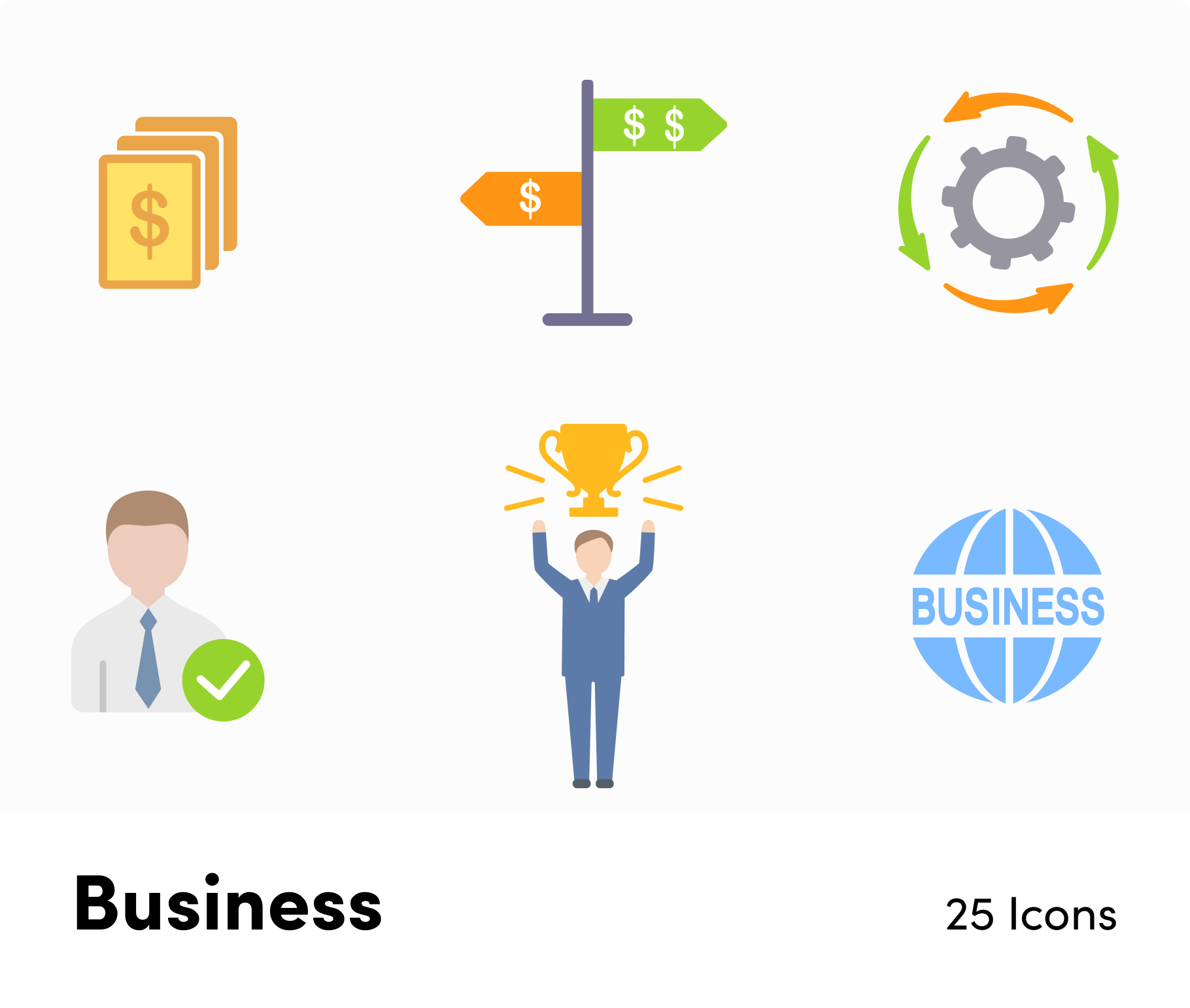 Business Flat Vector Icons S11262103-Icons-Business-Flat-Vector-Icons-Powerpoint-Keynote-Google-Slides-Adobe-Illustrator-Infografolio