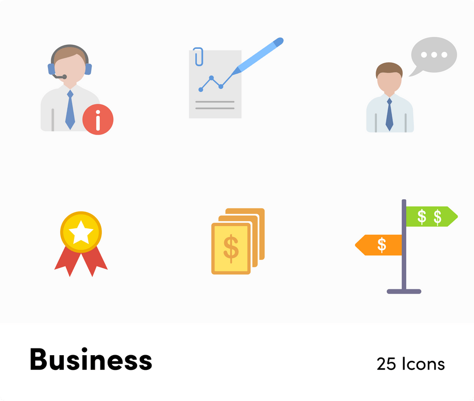 Business Flat Vector Icons S11262108-Icons-Business-Flat-Vector-Icons-Powerpoint-Keynote-Google-Slides-Adobe-Illustrator-Infografolio
