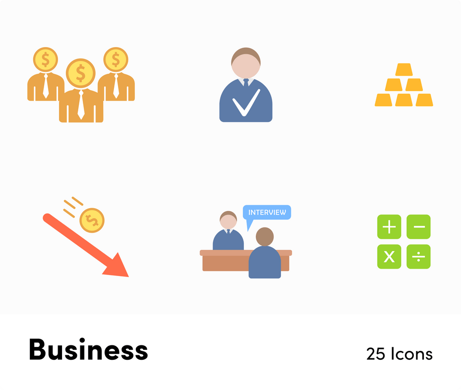 Business Flat Vector Icons S11262111-Icons-Business-Flat-Vector-Icons-Powerpoint-Keynote-Google-Slides-Adobe-Illustrator-Infografolio