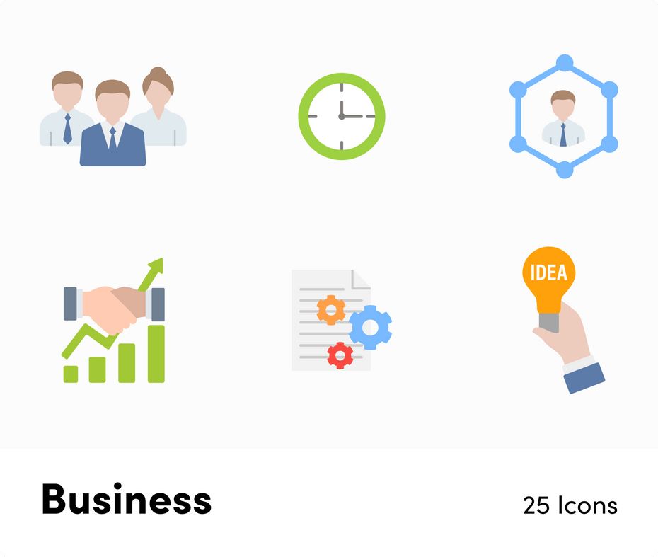 Business Flat Vector Icons S11262121-Icons-Business-Flat-Vector-Icons-Powerpoint-Keynote-Google-Slides-Adobe-Illustrator-Infografolio