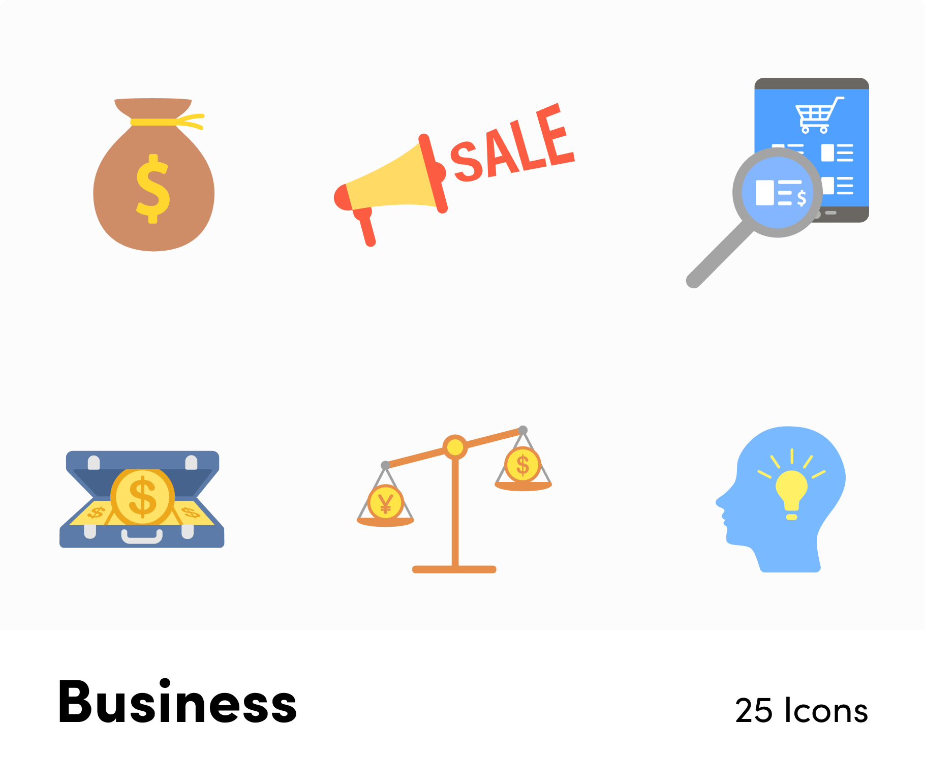 Business Flat Vector Icons S11262122-Icons-Business-Flat-Vector-Icons-Powerpoint-Keynote-Google-Slides-Adobe-Illustrator-Infografolio
