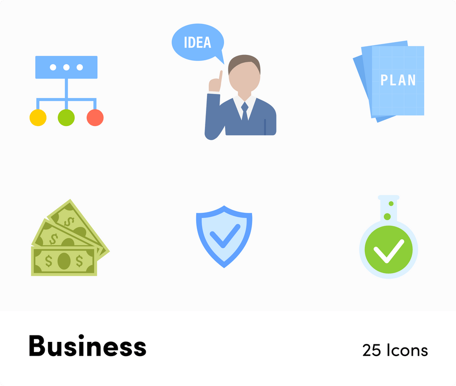Business Flat Vector Icons S11262123-Icons-Business-Flat-Vector-Icons-Powerpoint-Keynote-Google-Slides-Adobe-Illustrator-Infografolio