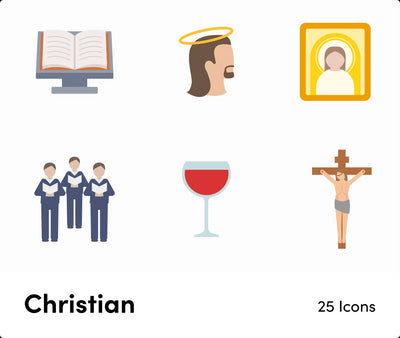 Business-Flat-Vector-Icons Icons Christian Flat Vector Icons S02142201 powerpoint-template keynote-template google-slides-template infographic-template