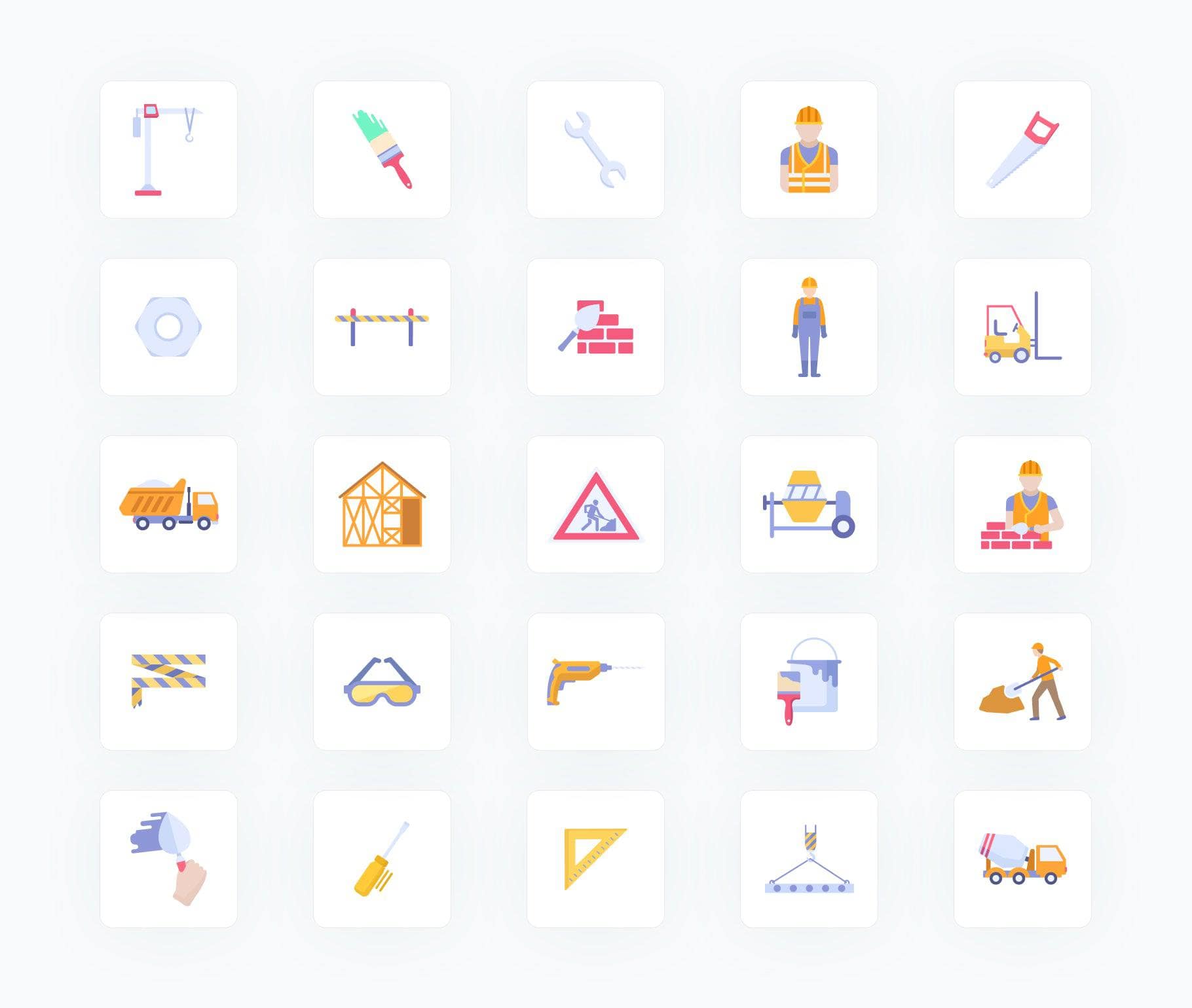 Business-Flat-Vector-Icons Icons Construction Flat Vector Icons S04142201 powerpoint-template keynote-template google-slides-template infographic-template