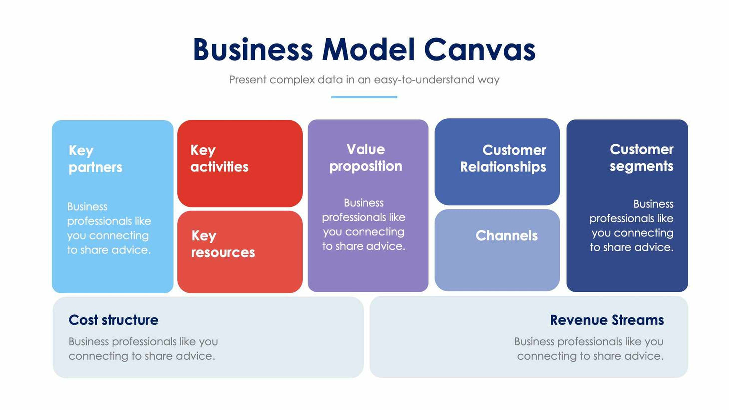 Business Model Canvas Slide Infographic Template S01072204 – Infografolio