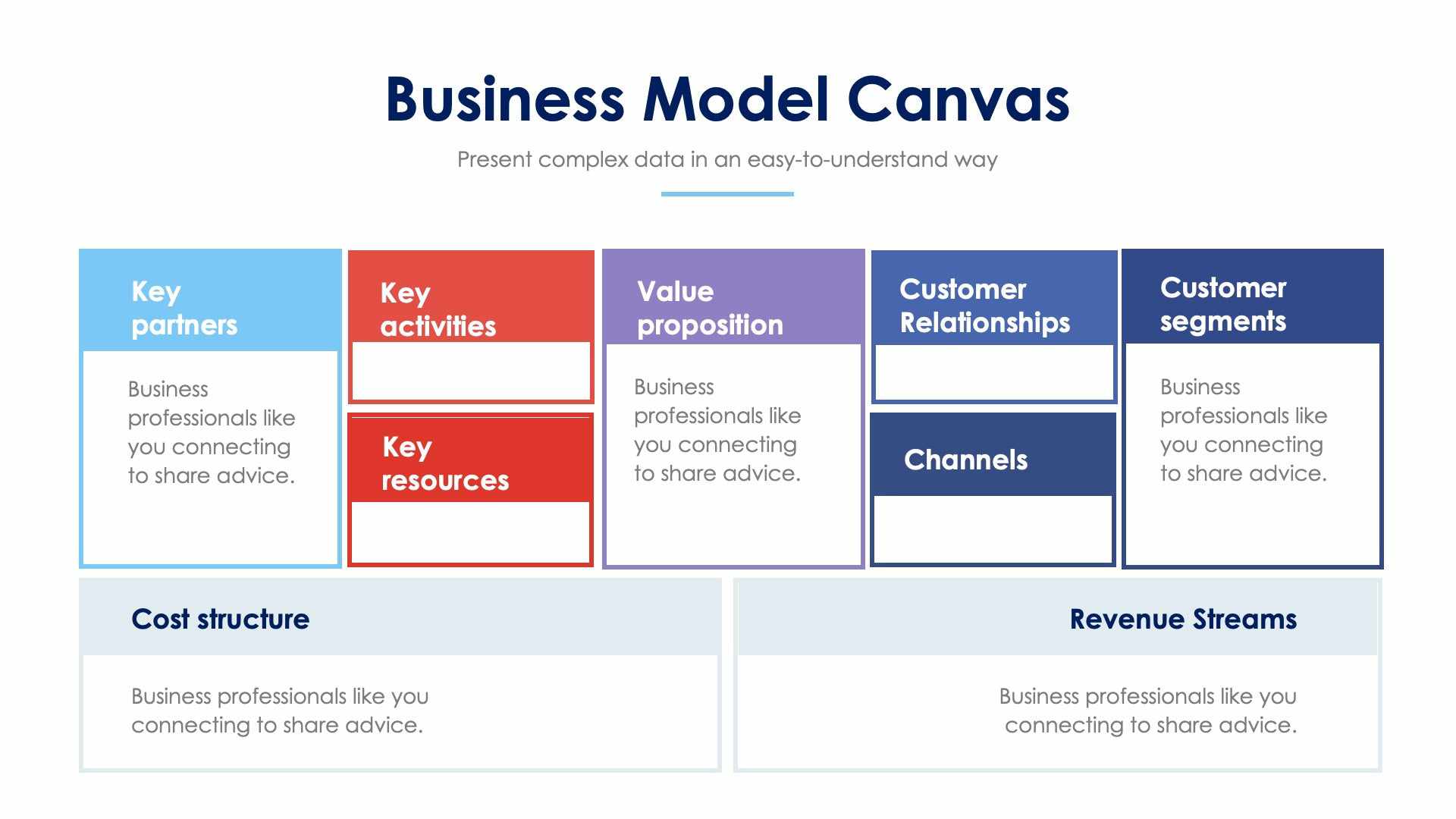 Business Model Canvas Slide Infographic Template S01072207 – Infografolio