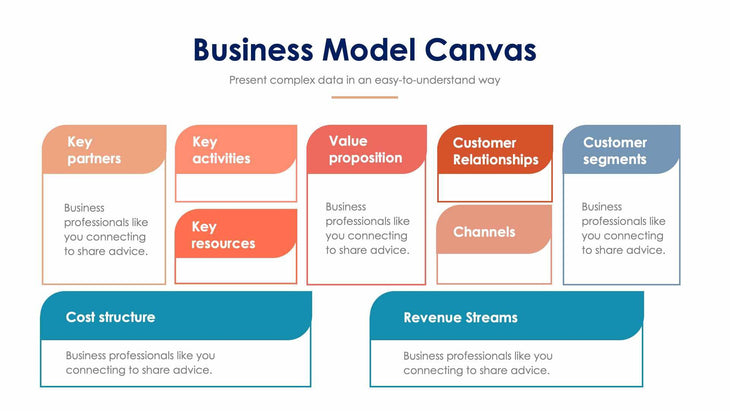 Business Model Canvas Slide Infographic Template S12142103 – Infografolio