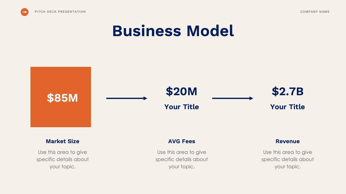 Business Model Slide Template S10072201 – Infografolio