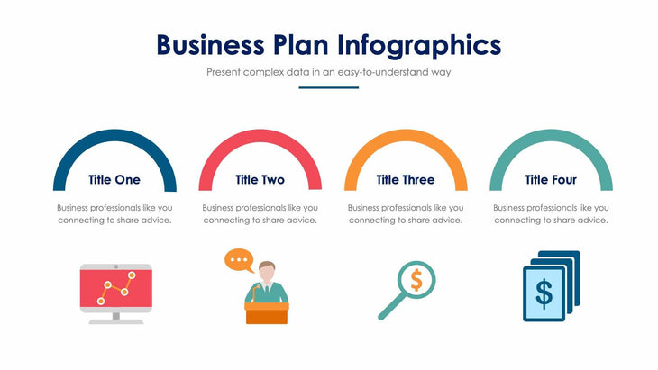 Ppt Slide Four Squares Venn Diagram Business Plan - PowerPoint Templates