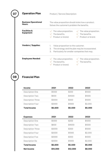 Business-Plan-Templates Documents Black and White Business Plan Template S01022301 powerpoint-template keynote-template google-slides-template infographic-template