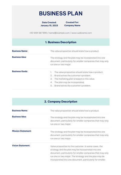 Business-Plan-Templates Documents Green and Gray Business Plan Template S01022301 powerpoint-template keynote-template google-slides-template infographic-template