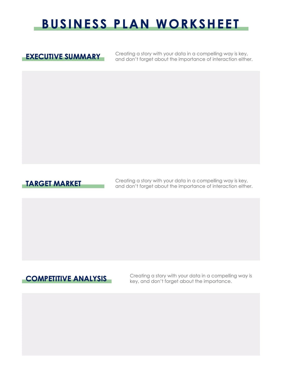 Business Plan Template S09082211 – Infografolio