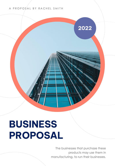 Business-Proposal-2-Pages-Infographics Infographics Coral Reef Business Proposal Template powerpoint-template keynote-template google-slides-template infographic-template