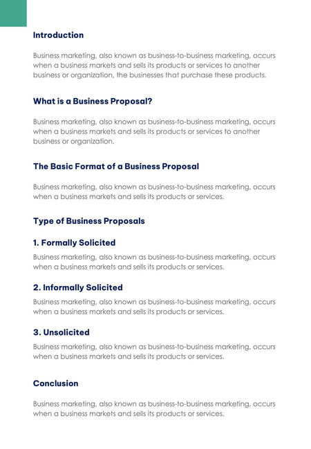 Business-Proposal-2-Pages-Infographics Infographics Jungle Green Business Proposal Template powerpoint-template keynote-template google-slides-template infographic-template