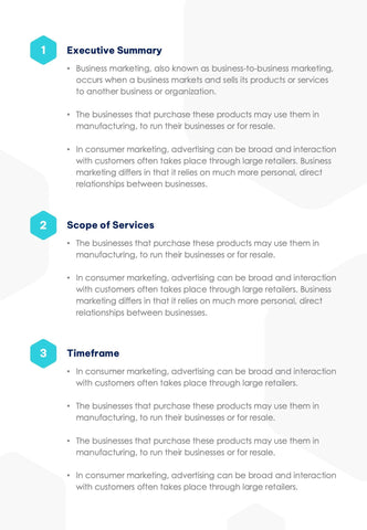 Business-Proposal-2-Pages-Infographics Infographics Turquoise Business Proposal Template powerpoint-template keynote-template google-slides-template infographic-template