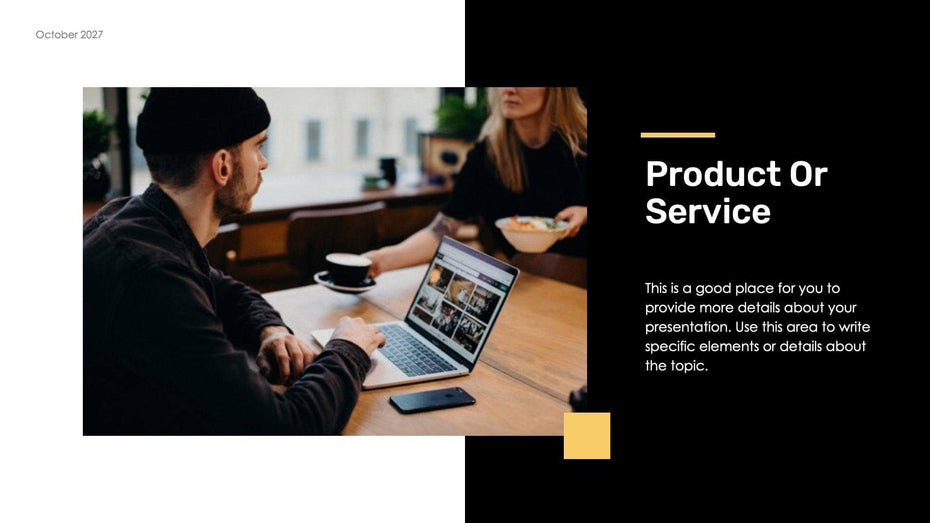 Business-Proposal-Deck Slides Black Medium Yellow Modern and Simple Presentation Business Proposal Template S10112201 powerpoint-template keynote-template google-slides-template infographic-template