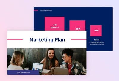 Business-Proposal-Deck Slides Pink Dark Purple Modern and Professional Presentation Marketing Plan Template S10272201 powerpoint-template keynote-template google-slides-template infographic-template