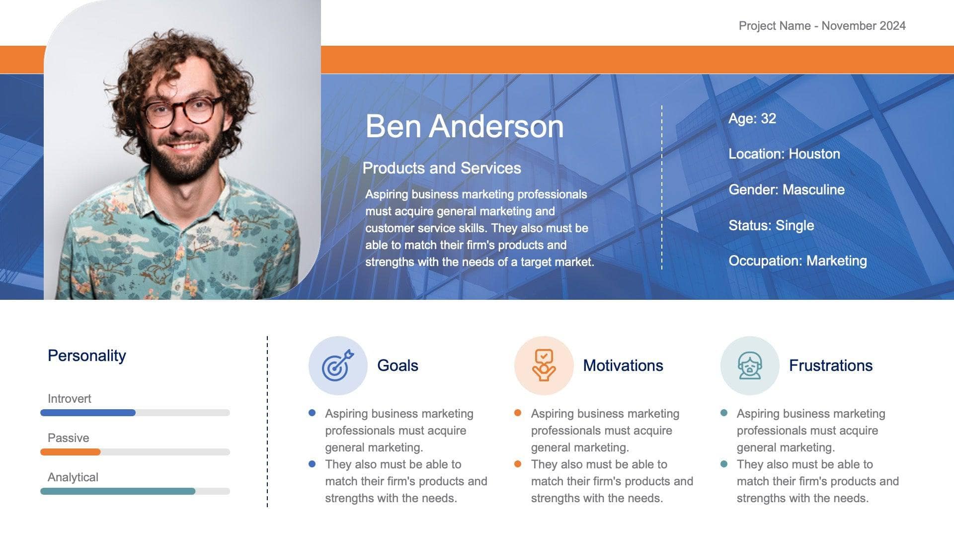 Buyer Persona Slide Template S11162202 | Infografolio