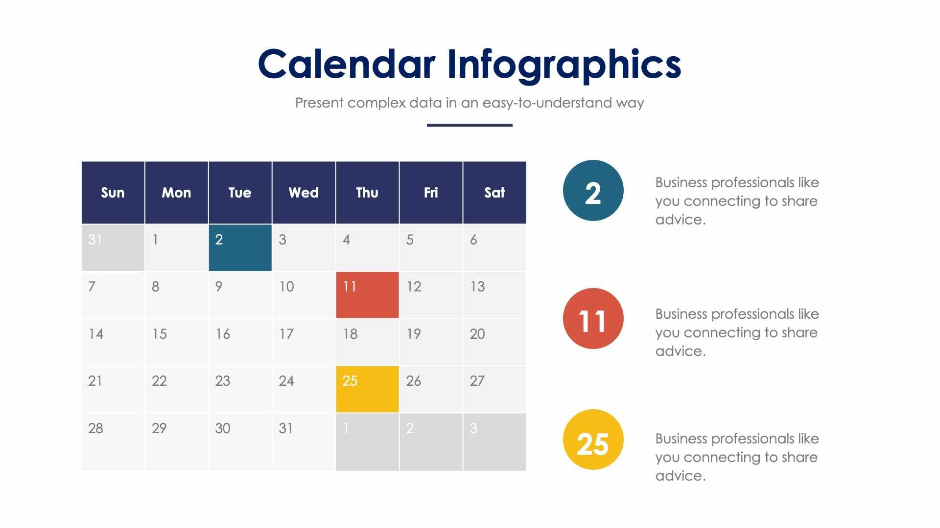 Calendar Slide Infographic Template S01142201 Infografolio