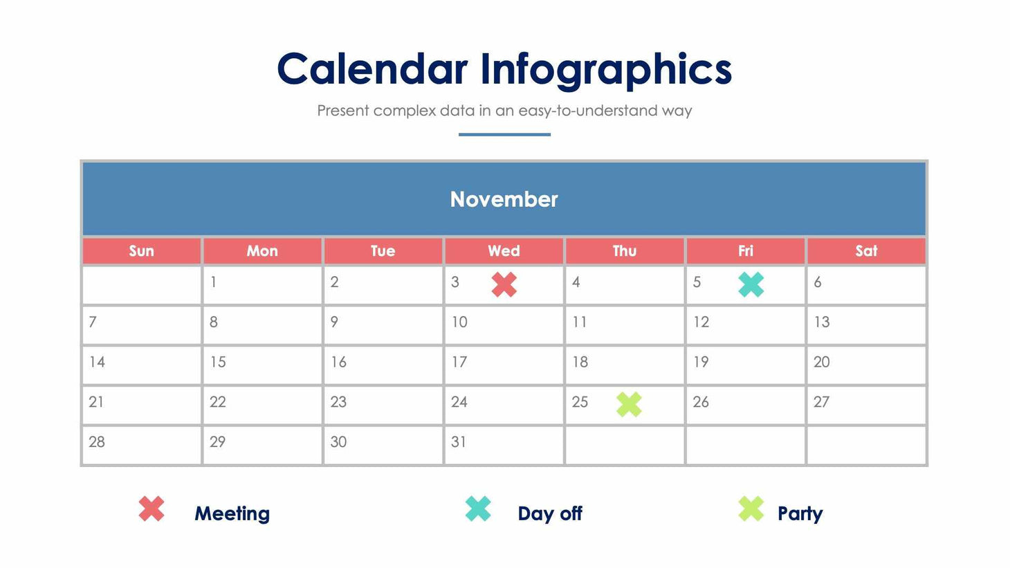 Calendar Slide Infographic Template S01142211 – Infografolio